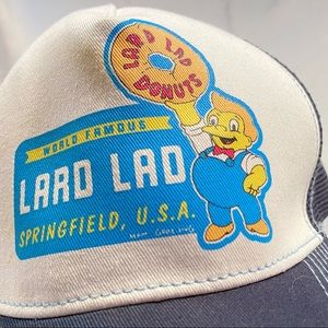 The Simpsons Favorite Lard Lad Trucker Cap nwot 2003
